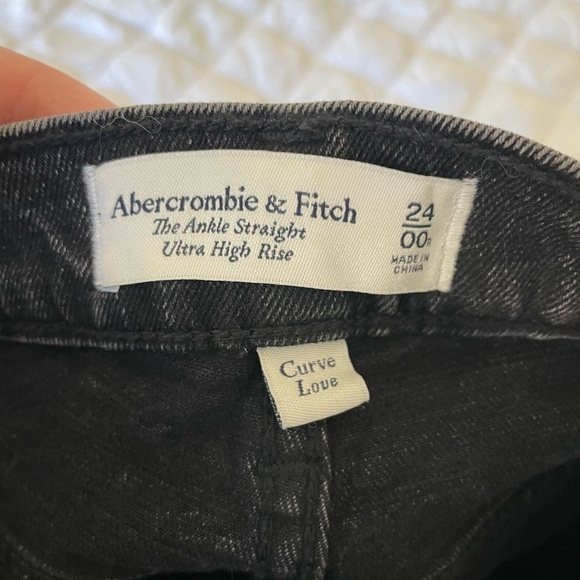 Abercrombie & Fitch curve love the ankle straight denim - Picture 7 of 9